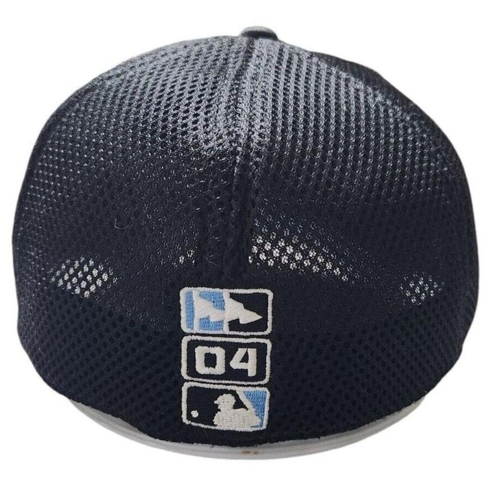 New Era Boston Red Sox 2004 World Series Champions Hat Black Mesh A-Flex Cap - Picture 4 of 8
